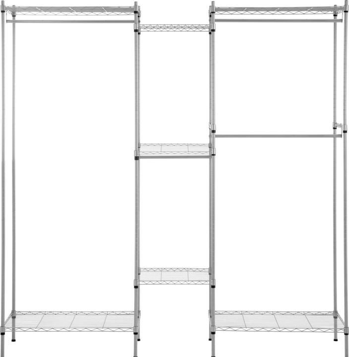 Produktbild Royal Catering Garderobenständer Metall Kleiderständer Wäscheständer 189 x 45 x 196 cm 210 kg