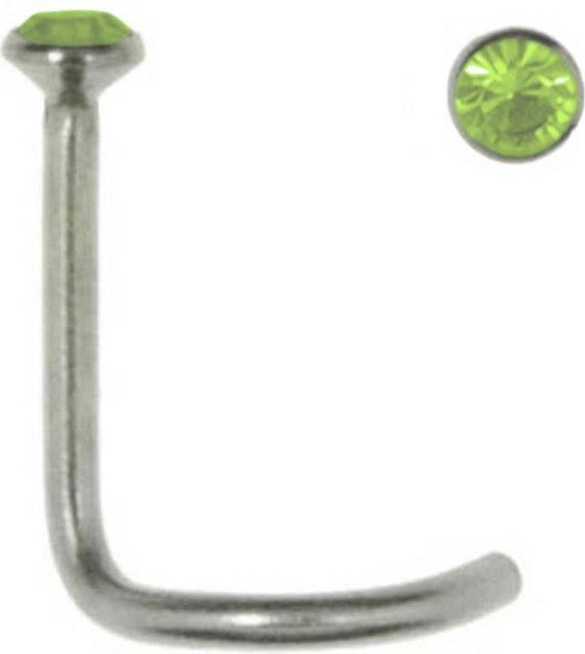 Bijouteria Nasenpiercing (Edelstahl, Kristall)