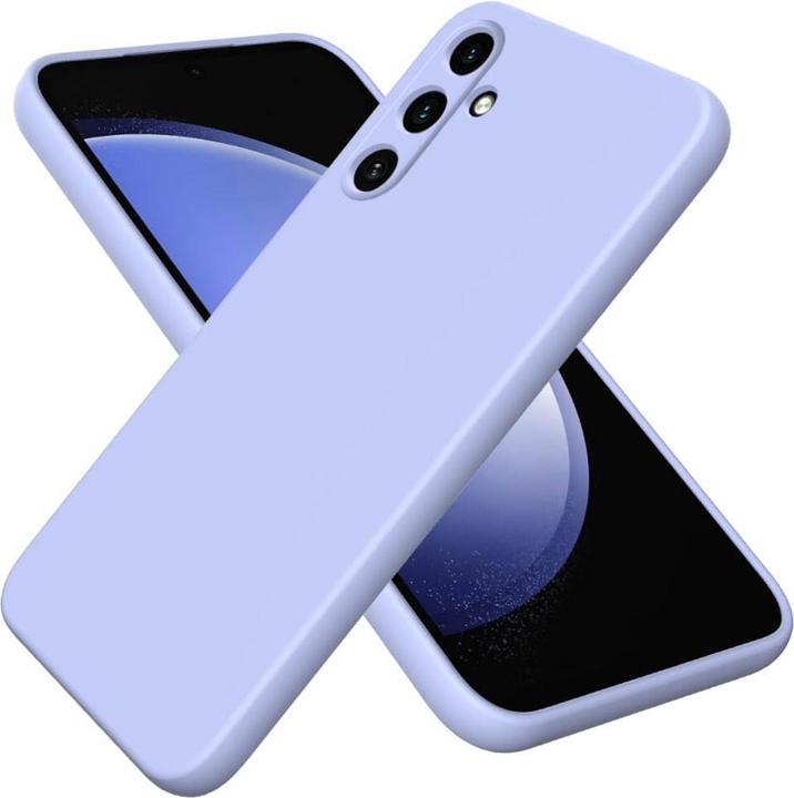 Cover-Discount Galaxy A55 - Silikon Gummi Hülle violett (Samsung Galaxy A55)