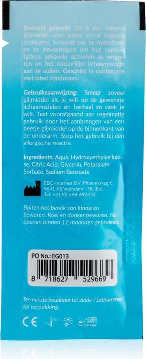 Productafbeelding EasyGlide Waterbased Lubricant (10 ml)