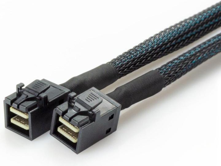 Actual product image Fantec SRC-MINI SAS TO 4X SATA CABLE - mini SAS SFF8087 to 4x SATA cable for SRC 12G Enclosure Series 7
