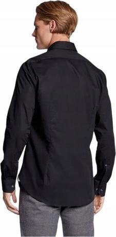 Actual product image Michael Kors POPLIN STRETCH SLIM SHIRT BLACK MD0MD90425 001 40 42 (42)