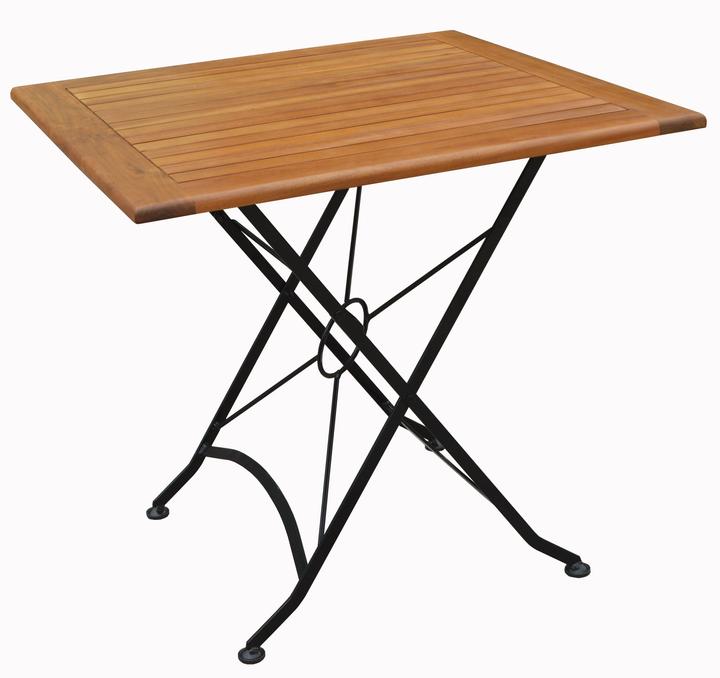 Produktbild Acamp Set 2x LINDAU Klappstuhl + 1x LINDAU Klapptisch 80x80cm (80 cm)