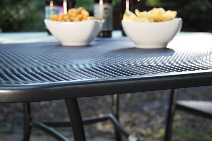 Produktbild Acamp Set 4x ASTOR Stapelsessel + 1x STRADA Tisch Streckmetall (145 cm)