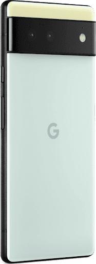 Produktbild Google Pixel 6 GB7N6 Sorta Seafoam, 6.4 ", AMOLED, 1080 x 2400, Tensor, Internal RAM 8 GB, 128 GB, Single S (128 GB, White, Dual SIM)