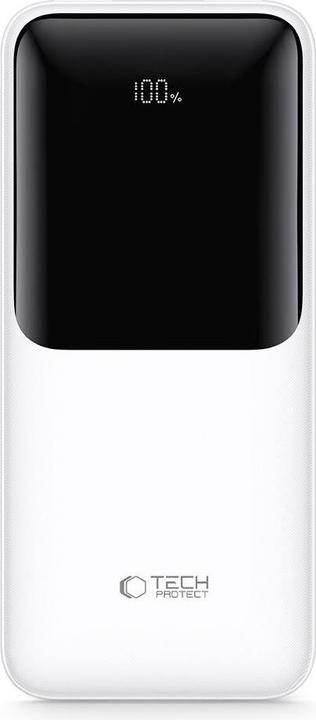 Actual product image Tech-Protect Powerbank PB02 20000mAh 22.5W - white (20000 mAh, 22.50 W)