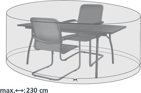 Image du produit Acamp Housse pour groupe de sièges ovale env. 230x135x70cm