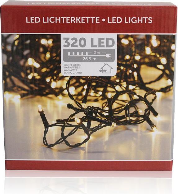 Produktbild Hermex 23.92m LED Lichterkette Weihnachten Leuchtkette Lichtgirlande (23.92 m)