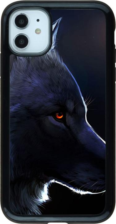 Produktbild PhoneLook Hülle Hybrid Armor schwarz Wolf Shape (Apple iPhone 11)