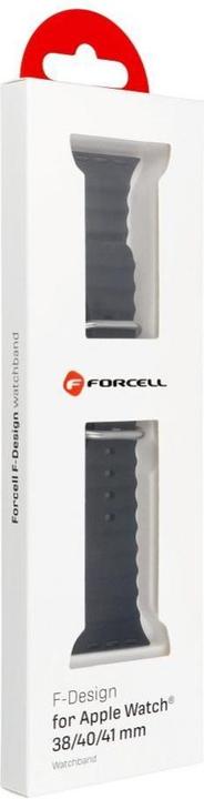 Produktbild Forcell Strap F-DESIGN FA12 strap for APPLE Watch 38 / 40 / 41 mm black (Polyester)