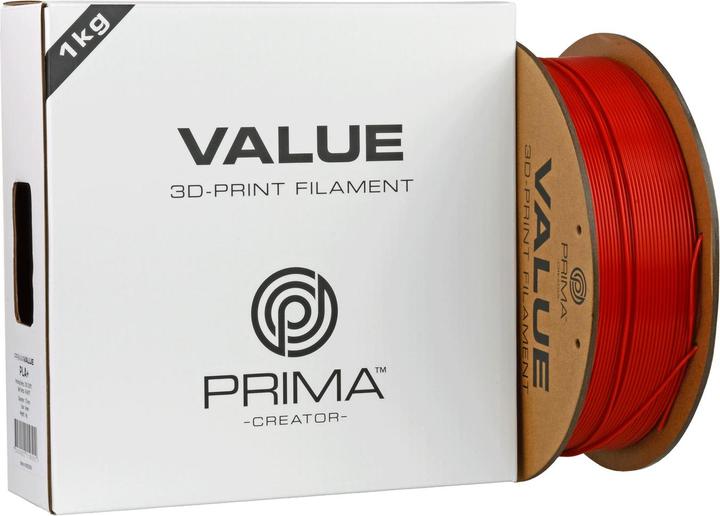 Image du produit Prima Creator PrimaValue PLA+ (PLA, 1.75 mm, 1.32 g, Rouge)