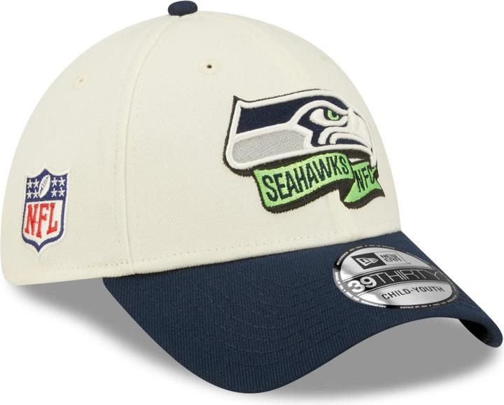 Actual product image New Era 39Thirty Enfant Cap - SIDELINE Seattle Seahawks