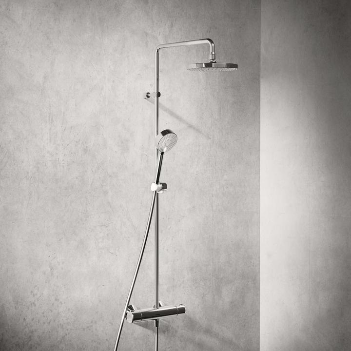 Actual product image Hansa Micra shower system with thermostat chrome