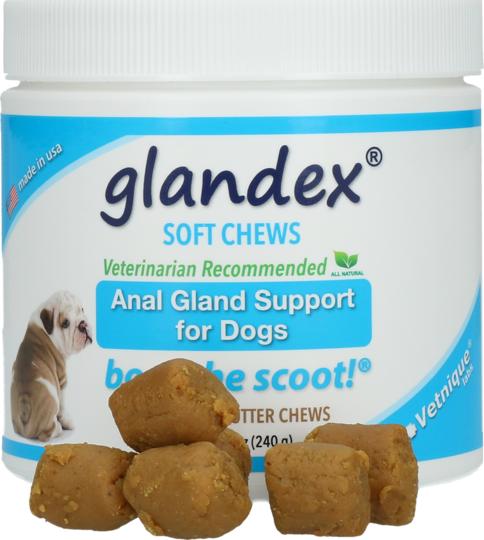 Image du produit Default Vetnique - Glandex Soft Chews 240g (60stk) - support natural emptying of the anal glands (Chien)
