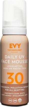 Immagine prodotto Evy Technology Evy Sunscreen Daily UV Face Mousse SPF 30 75ml (Crema solare viso, SPF 30, 75 ml, 97 g)