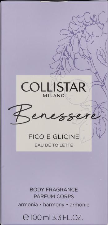 Actual product image Collistar Benessere Fig And Wisteria Eau De Toilette For Women (Eau de toilette, 100 ml)