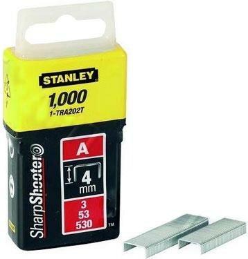 Actual product image Stanley Tacker staples Staples 1000 pieces 12 mm leg length