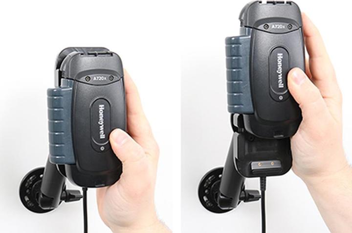 Produktbild Brodit Halter Aktiv, 12/24V, für HONEYWELL A720x, mit Schwingungsdämpfern