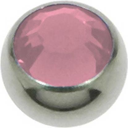 Bijouteria Piercingverschluss (Chirurgenstahl 316L, Premium Kristall)
