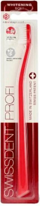 Produktbild Swissdent PROFI Whitening Zahnbürste Soft Rot (1 Stk) (Weich, 1 x)