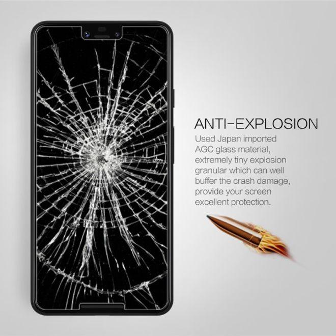 Actual product image Nillkin H+ PRO protective glass (1 Piece, Google Pixel 3)