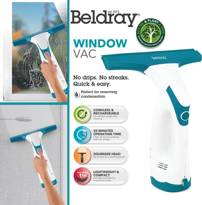 Actual product image Beldray BEL0749TTVDE Cordless Window Vac