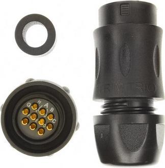Image du produit Eaton Connecteur femelle, connecteur femelle, 10 contacts, 6A, 50V, IP68 / IP69K