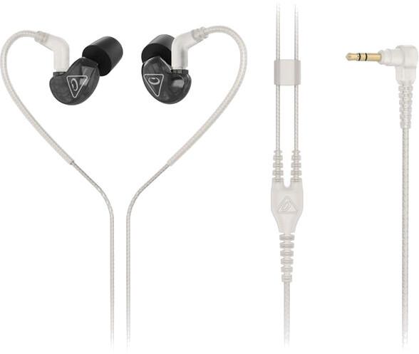 No Name Behringer SD251-CK Słuchawki dokanałowe ze złączem MMCX - czarne (keine Geräuschunterdrückung, Kabelgebunden)