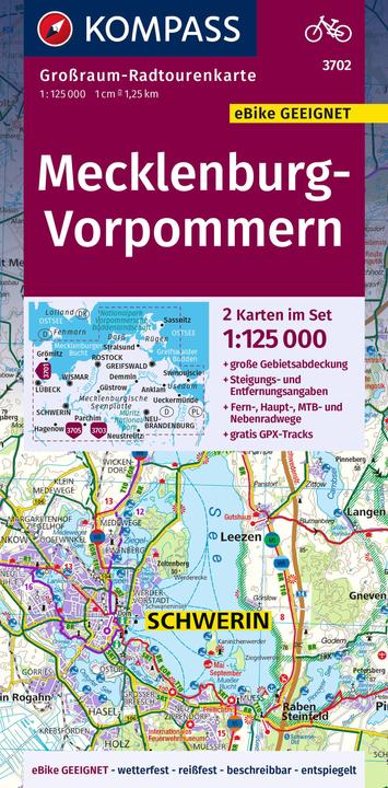 Produktbild KOMPASS GRK 3702 Mecklenburg-Vorpommern