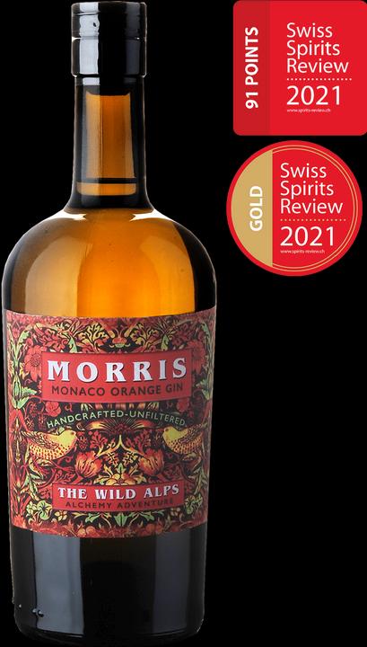 Actual product image The Wild Alps Morris Monaco Orange London Dry Gin