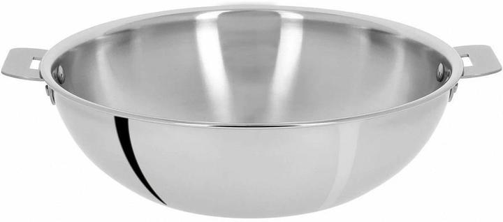 Cristel Wokpfanne Strate (28 cm, Wok Pfanne, Edelstahl)