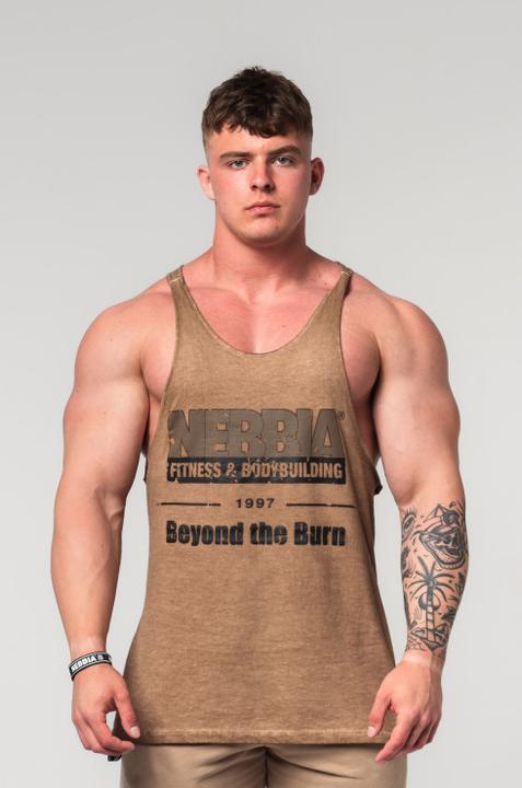 Produktbild Nebbia Washed-off Oversized-Tanktop Max Out 359 - light brown (XXL)