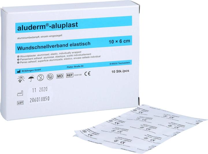 Actual product image Aluderm aluplast elastic 1 m x 6 cm wound dressing, 1 pc. plaster (1 x)
