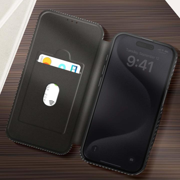 Image du produit Avizar CarbonX RFID Cover (Apple iPhone 15 Pro Max)