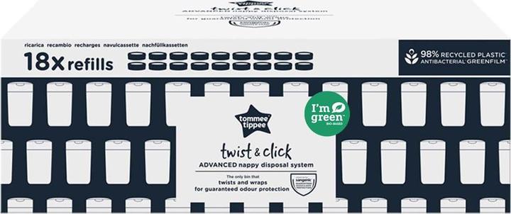 Actual product image Sangenic Twist & Click refill cassettes (18 x)