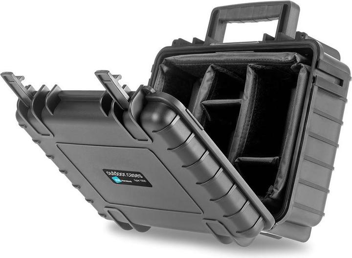 Actual product image B+W Outdoor case type 1000 - RPD with compartment division (Photo case, 4.10 l)
