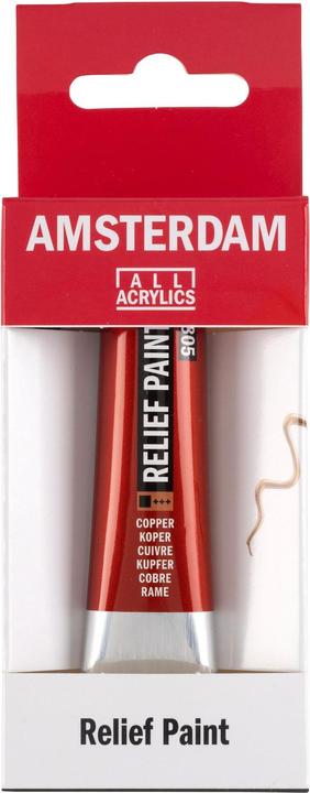 Actual product image Amsterdam Acrylic paint Reliefpaint 805 (Copper, 20 ml)