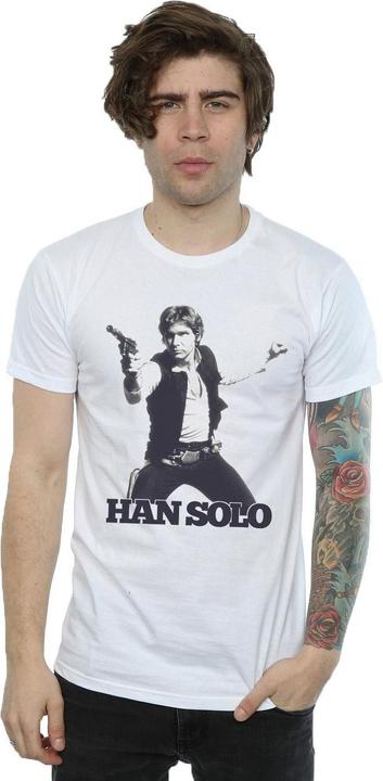 Immagine prodotto Star Wars Han Solo Retro Photo Maglietta Uomo (XL)