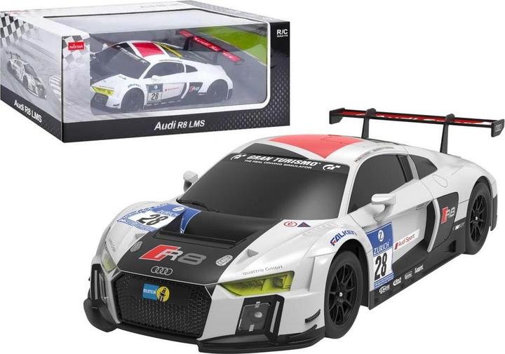 Produktbild Rastar Audi R8 LMS R/C 1:24 biało czarne