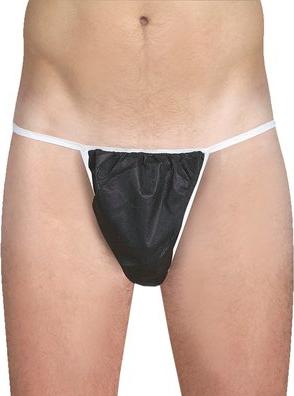 Image du produit You Nails Wellness string jetable hommes noir 100 pcs.