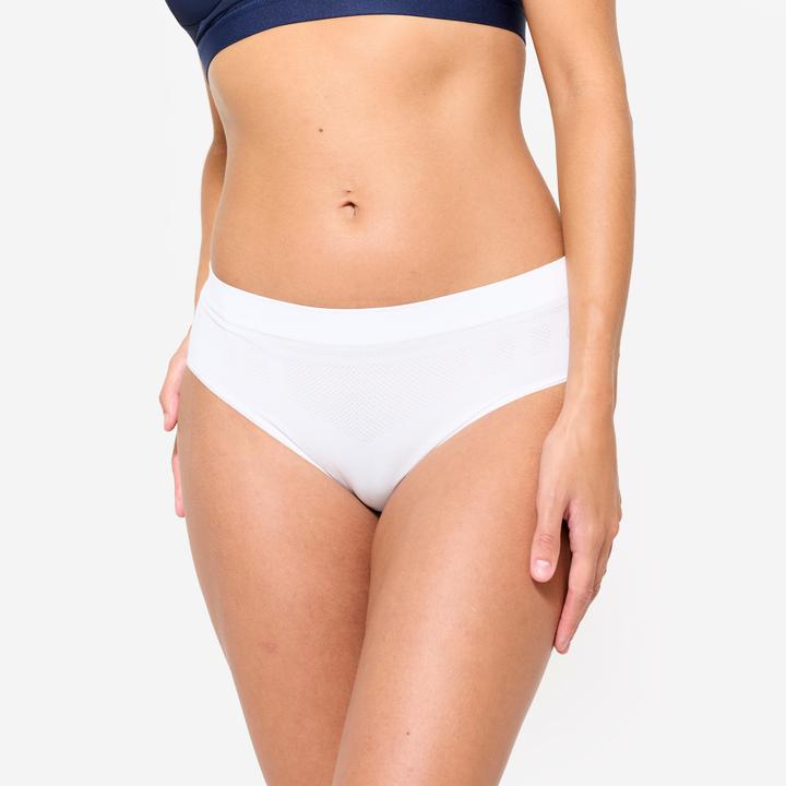 Image du produit Kalenji Lot de 3 culottes sans coutures Femme, Violet/Blanc/Bleu (M, L)