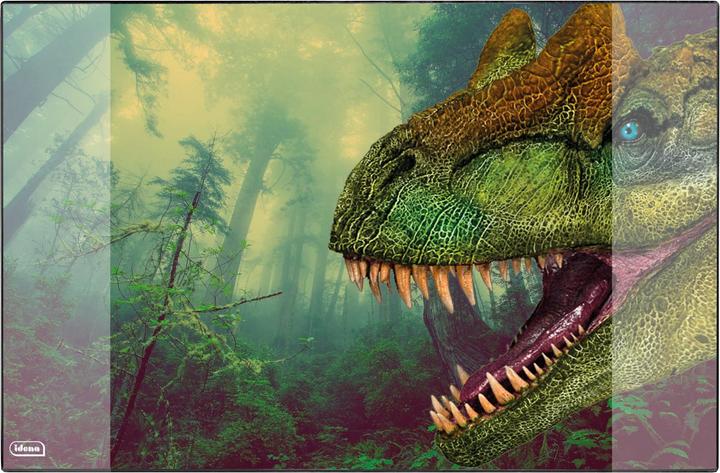 Produktbild Idena Schreibunterlage PP 58,5x38,5cm Dinosaurier