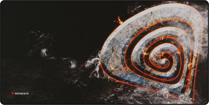Actual product image Genesis Mouse pad Carbon 500 MAXI LAVA G2 Edition, Multicolor, 450 x 900 x 2.5 mm