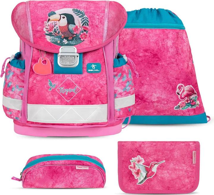 Image du produit Belmil CLASSY Ensemble de sacs à dos scolaires Tropical Toucan (19 l)