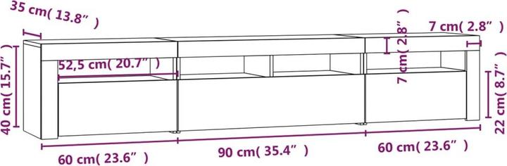 Immagine prodotto VidaXL Korotsek (210 x 35 x 40 cm)