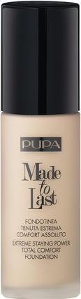 Actual product image Pupa Milano PUPA Made To Last Total Comfort Foundation SPF10 długotrwały podkład matujący 001 30ml (001)