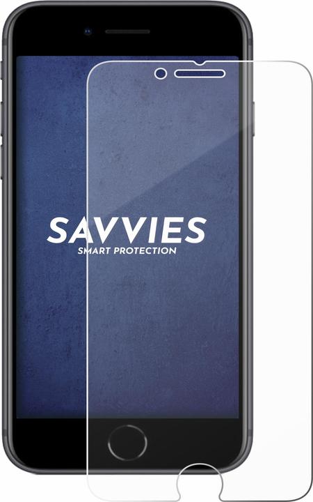 Produktbild Savvies Panzerglas Hartglas Displayschutz (1 Stück, Apple iPhone 8)