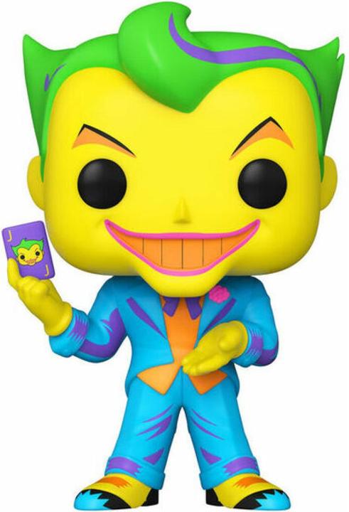 Actual product image Funko Pop! & Tee: DC Comics - The Joker (Blacklight) - S
