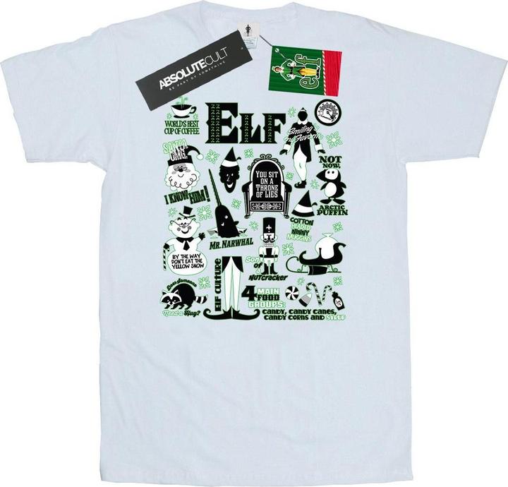 Elf Infographic Poster TShirt (S)