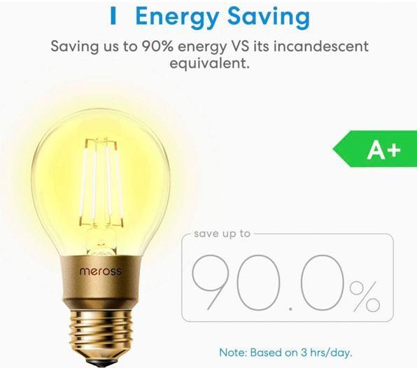 Actual product image Meross Smart (E27, 6 W, 810 lm, 1 x, E)